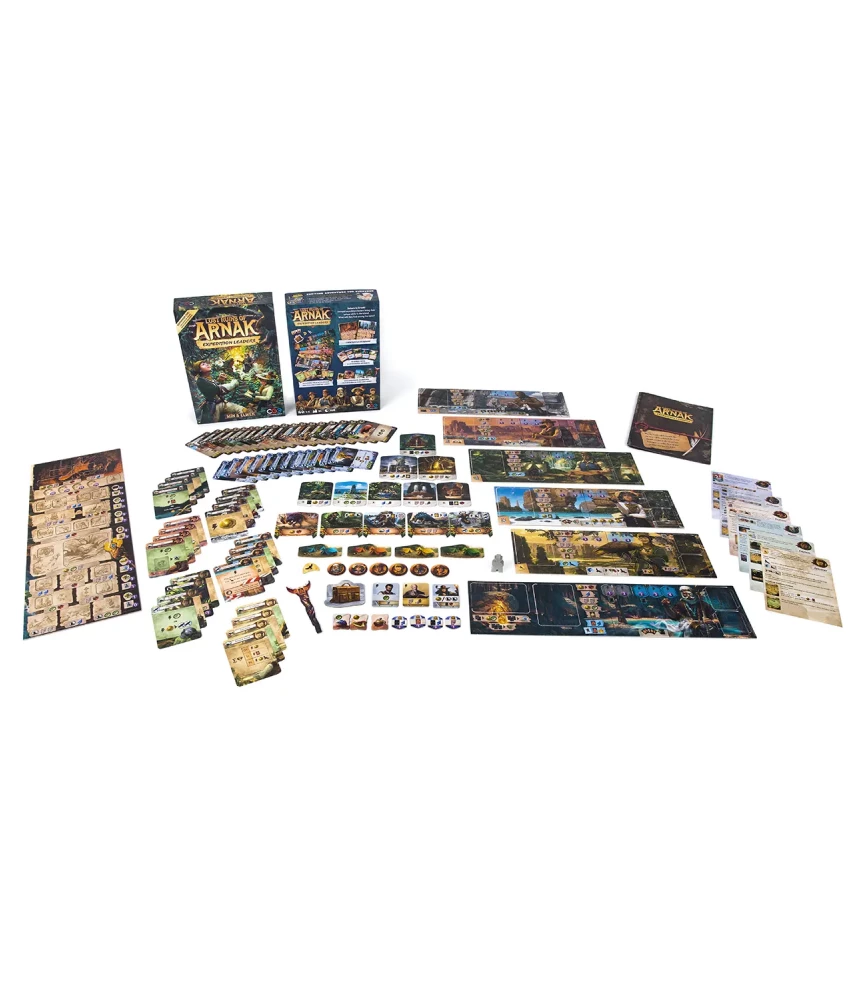 Board Game Lost Ruins of Arnak: Expedition Leaders (2021) components