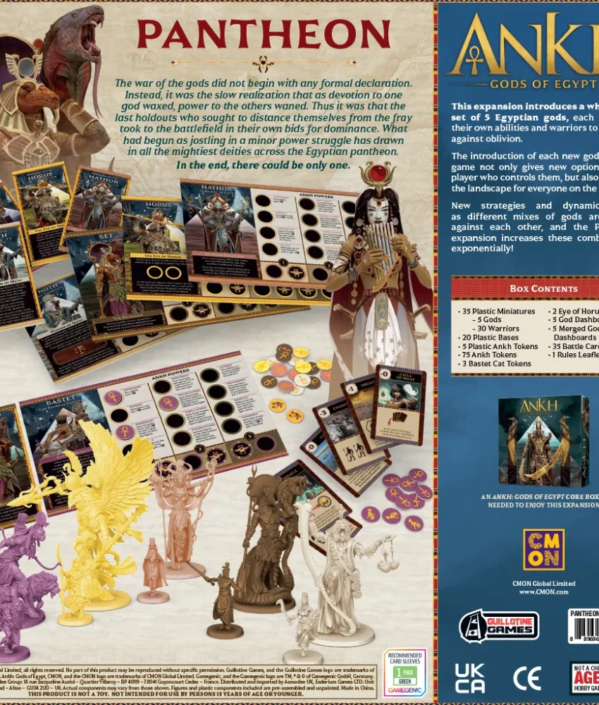 Board Game Expansion Ankh: Gods of Egypt – Pharaoh (2021) Box